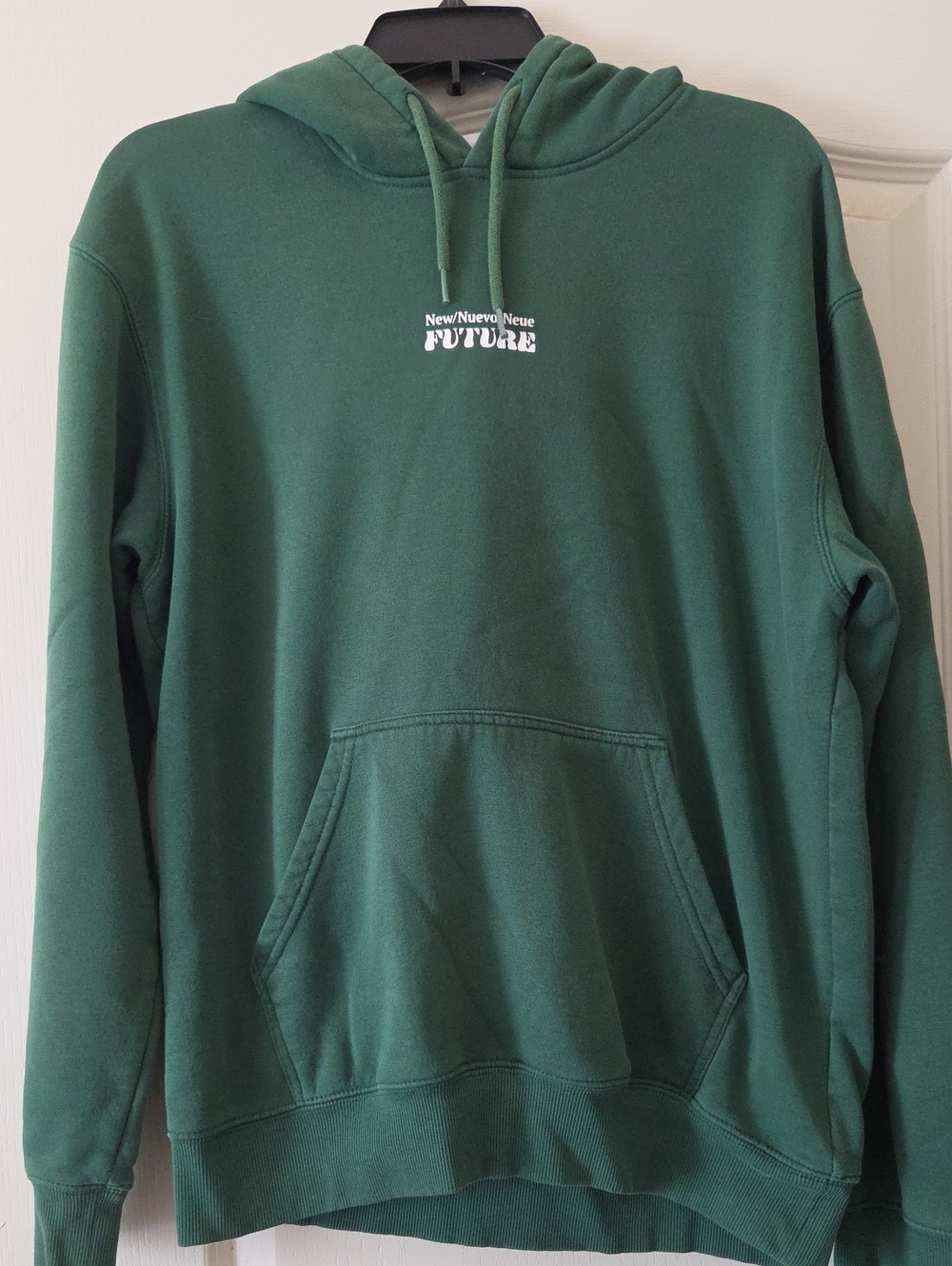 H&M Dark Green Pullover Hoodie with Front Pocket